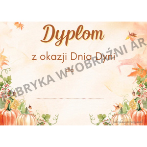 DZIEŃ DYNI – DYPLOM