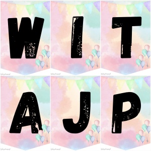 WITAJ PRZEDSZKOLE – NAPIS 1