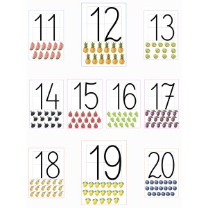 0-20 – PLANSZE EDUKACYJNE – OWOCE 😊.