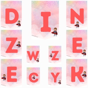 DZIEŃ DZIEWCZYNEK – DYPLOM, NAPIS + WKŁADKI DO PREZENTÓW wersja 2😊