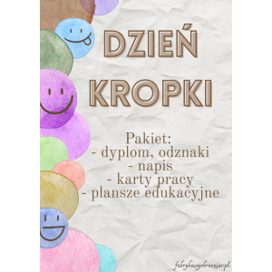 DZIEŃ KROPKI  – PAKIET 😊