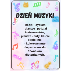 DZIEŃ MUZYKI - PAKIET 🎶🎷🪉🎸