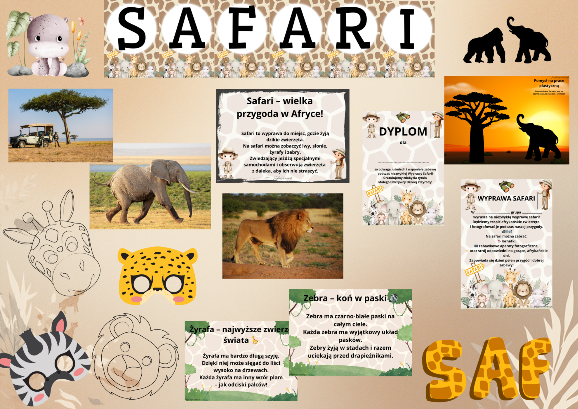 SAFARI - PAKIET 🦁